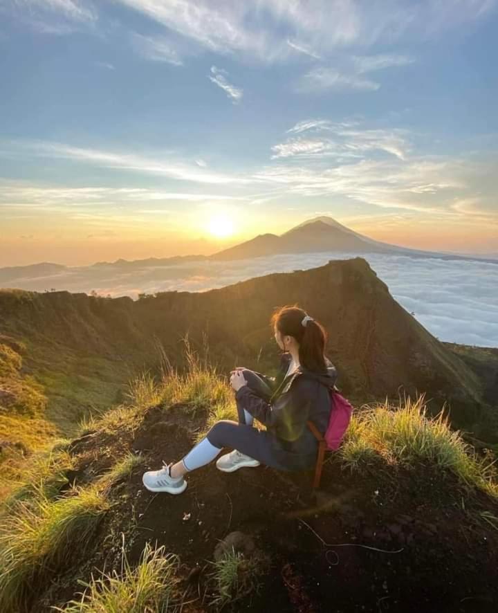 Отель Batur Green Hill And Hot Spring Кинтамани Экстерьер фото